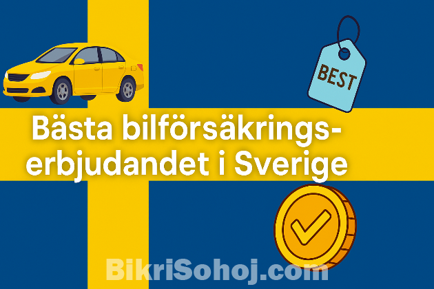 Det bästa Bilförsäkringserbjudandet i Sverige bikrisohoj